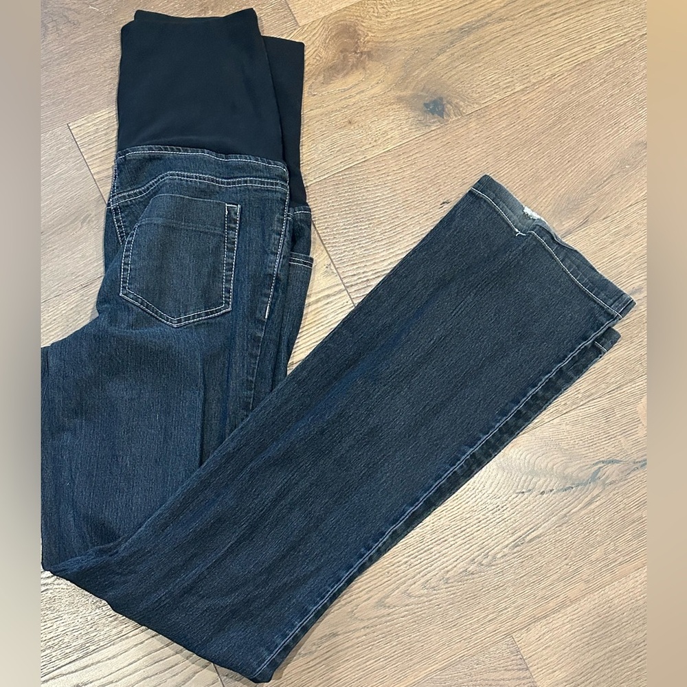 Stylish Black Denim Maternity Jeans
